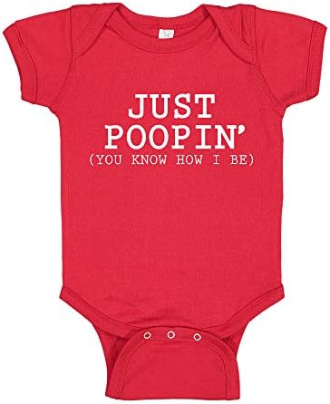 Sadece Poopin Nasıl Olduğumu Biliyorsun Bebek Bodysuit / Yürümeye Başlayan Çocuk T-Shirt Komik Alıntı