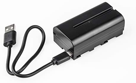 VİLTROX 2 Paket 2200 mAh USB-C Bağlantı Noktası şarj edilebilir li-ion pil NP-F550 video konferans ışığı VİLTROX 116 T 200