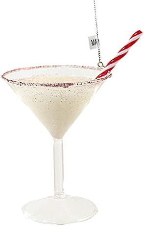 Tatil Süs Şenlikli Martini, 5.5, Cam, Noel Partisi İçeceği, Dekoratif askı Süsleri, Go8380