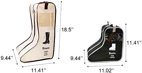 Magik 2 Paket Toz geçirmez dokunmamış Taşınabilir Uzun Çizmeler Depolama / Koruyucu Çanta, Bot Patik Kapağı