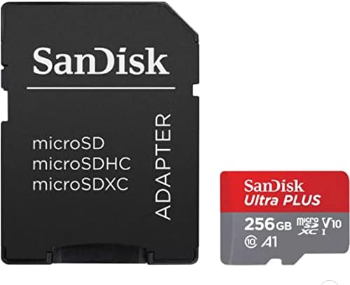Sandisk Ultra Artı 256 GB microSDXC UHS-I Kart Adaptörü ile 130 MB / s Sınıf 10 XC1 V10