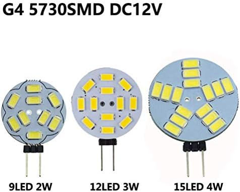 G4 LED Ampul 4 W G4 Bi-Pin Bankası 4 Watt LED Ampul DC 12 V, 4 W(Eşdeğer 30 W Halojen Ampul),Peyzaj Tavan Gömme Puck Aydınlatma
