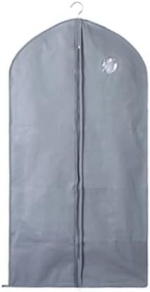 JJWC Kalınlaşmış Giysi tozluk Asılı Koruma Çantası Ev Gardırop Şeffaf saklama çantası Asılı Giysi Çantası (Renk: Gri, Boyutu: