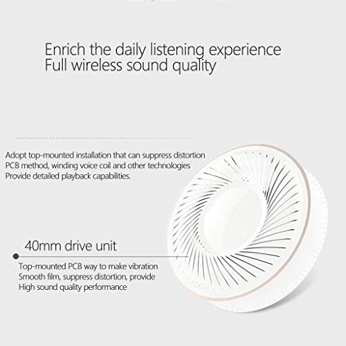 HBR Kulaklıklar Bluetooth Kulaklıklar Kablosuz,Aşırı Kulak Stereo Kablosuz Kulaklık 70H Çalma Süresi,Dahili Mikrofon Cep Telefonları/pc