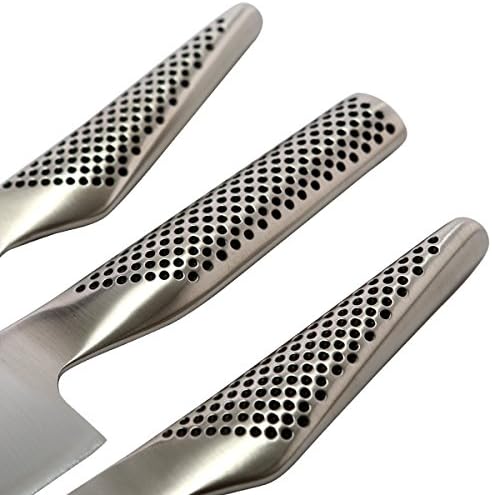 Global G-237-Şef, Yardımcı ve Soyma Bıçaklı 3 Parçalı Mutfak Bıçağı seti