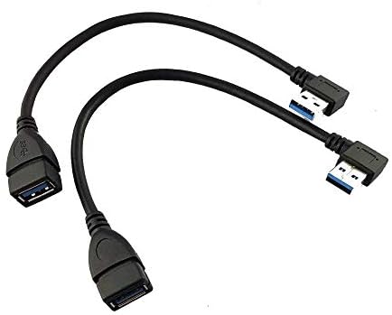 Seadream 2 Paketi SuperSpeed USB 3.0 Aşağı Açı Erkek Kadın Uzatma Kablosu-Aşağı Açı