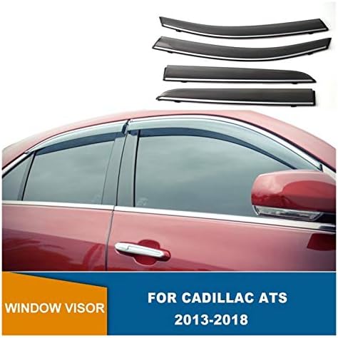 Rüzgar Deflector Cadillac ATS ıçin 2013 2014 2015 2017 2018 Yan Pencere Saptırıcı Pencere Saçakları Weathershields Rüzgar