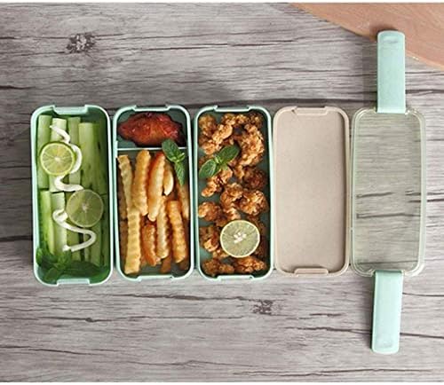 MGWYE Yalıtım Öğle Yemeği Kutusu - Çocuklar İçin Bento Kutusu-Sızdırmaz Termos Gıda Kavanozu İle Yalıtımlı Bento Öğle Yemeği