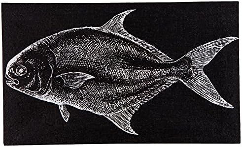 Siyah-Beyaz Tuval Sanatında Ton Balığı