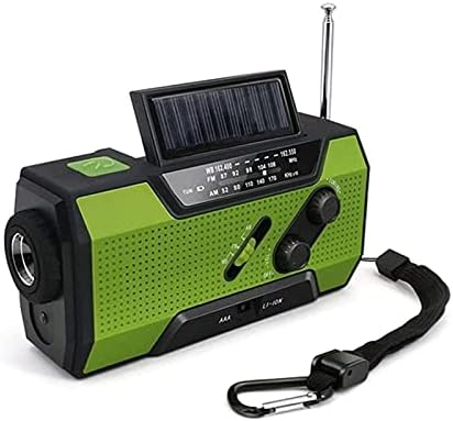 ELXSZJ XTZJ Güneş Krank NOAA Hava Radyo ile Acil için AM / FM, el Feneri, okuma Lambası ve 2000 mAh Güç Bankası