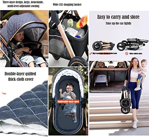 KAMWD 2 in 1 Bebek Arabası için Yenidoğan, Beşik Arabası Aksesuarları Footmuff, Yükseltme Katlanabilir İki Yönlü Bebek Arabası