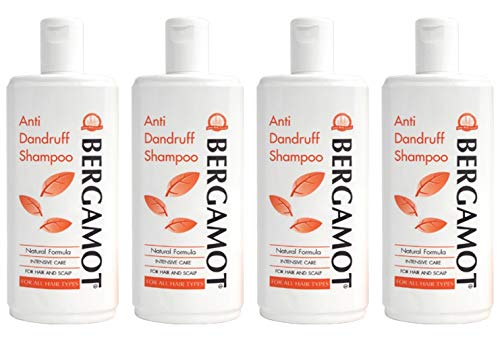 Tüm Saç Tipleri için BERGAMOT kepek Önleyici Şampuan 200 ml. x 4 adet.