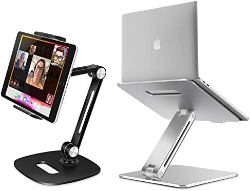 B-Land Ayarlanabilir Tablet Standı, Masaüstü Tablet Tutucu Dağı, Alüminyum Laptop Standı, Ergonomik Ayarlanabilir Dizüstü Tutucu