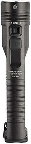 Streamlight 78101 Stinger 2020 Şarj Edilebilir El Feneri 120V AC / 12V DC 1 Tutucu Şarj Cihazı, Siyah