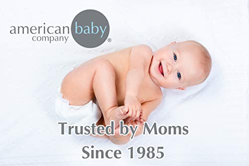 Amerikan Bebek Şirketi 100 % Doğal Pamuk Percale Gömme Beşik Levha için Standart Beşik ve Yürümeye Başlayan Minder, Mavi Zikzak,