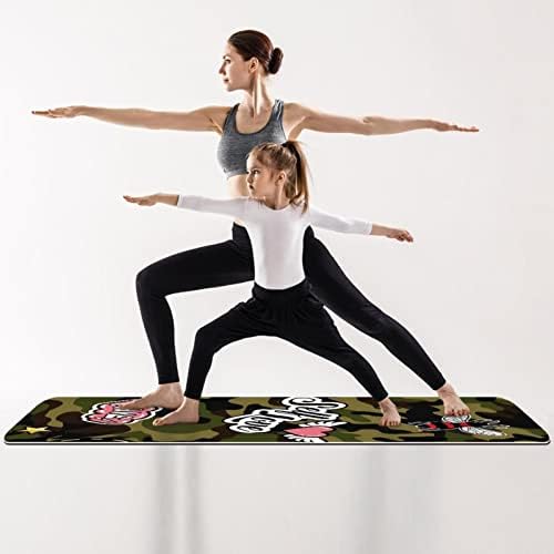Kamuflaj Baskı Yoga Mat Egzersiz Erkek Yoga Mat Kaymaz Kalın Kat egzersiz Paspaslar Kavrama Pilates Spor Salonları Yoga Paspaslar
