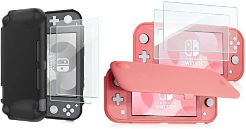 ProCase Nintendo Anahtarı Lite Kauçuk Kılıf ile 2 Paketi Temperli Cam Ekran Koruyucular Paket ile Nintendo Anahtarı Lite Kapak