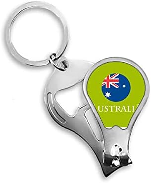 Avustralya bayrağı kanguru Koala tırnak makası kesici açacağı anahtarlık makas