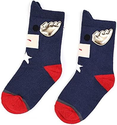 3-6 Yaşındaki Çocuklar Pamuk Çorap Superman Batman Kanatları ile Flaş Erkek Kız
