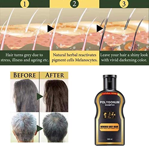 Doğal Saç Kararan Şampuan ve Saç Kremi, Organik Saç Kararan Şampuan Bar, Hacim ve Nemlendirici, siyah saç şampuanı için Kadın