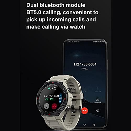 Erkekler için Akıllı Saatler, 1.28 Dokunmatik Ekran Bluetooth Saatler, IP67 Su Geçirmez Pedometre, Uyku Monitörlü Saat, Android