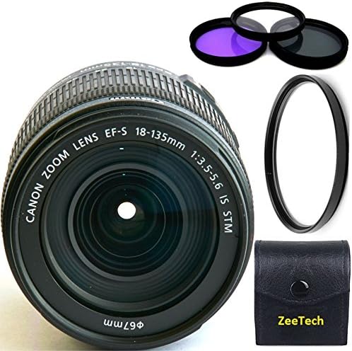 Canon 18-135mm IS STM Lens (BEYAZ KUTU) + Yüksek Çözünürlüklü U. V. Filtre + 3 adet Yüksek Çözünürlüklü Filtre Kiti (UV CPL