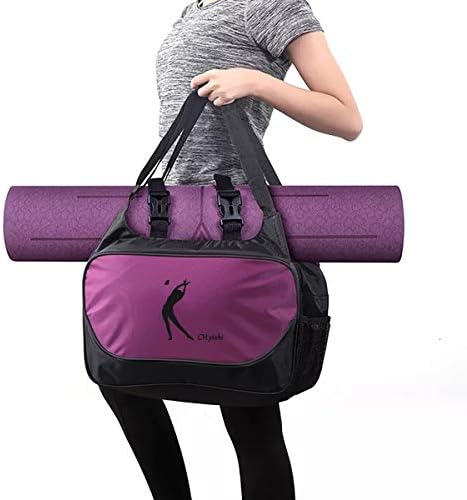 CH.yoga Mat Tutucu ile yıshı Spor Çantası, Yoga Mat Çantaları Kadınlar için Tüm Günlük Eşyalarınıza Uyar (Yoga Matı Yok)