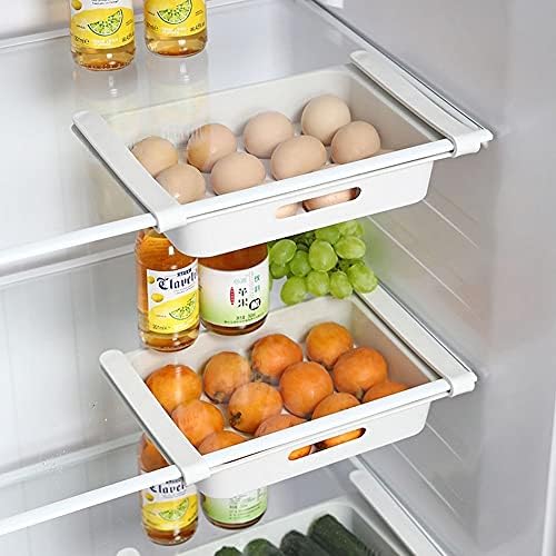 HONGTAO Buzdolabı Yumurta Çekmeceler Buzdolabı Kutuları Çekin Çekmece Organizatör Gıda Meyve saklama kutusu Mutfak Yumurta