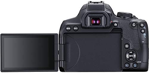 Canon EOS Rebel T8i ile 18-55mm ve EF 75-300mm f / 4-5. 6 III Lens + Canon EOS Omuz Çantası 100ES + Extreme Pro 64 GB Paket