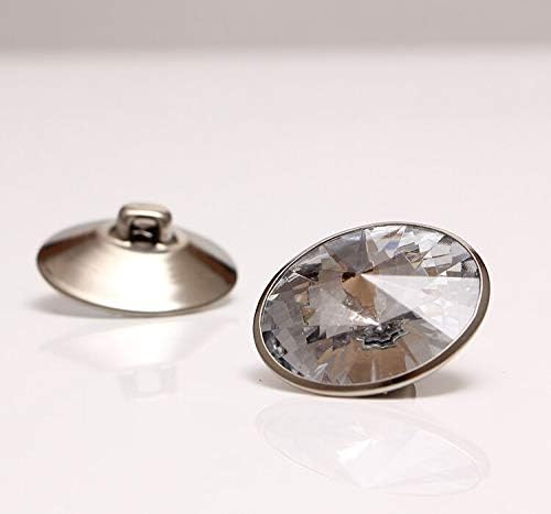 Dikiş Düğmesi (400 adet/GRUP) 18mm Rhin Hafif Akrilik Kristal Düğmeler Dikiş El Sanatları için