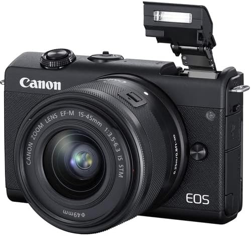 Canon EOS M200 15-45mm Lensli Aynasız Dijital Fotoğraf Makinesi (3699C009) + Canon EF - M Lens Adaptörü + Canon EF 24-70mm