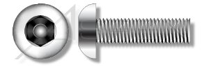 (2500 adet) 6-32 X 5/8 Güvenlik Makine Vidaları Düğme Kafası Altıgen Soket Pimi Paslanmaz Çelik ABD'de Aspen Bağlantı Elemanları