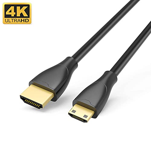 Mini HDMI-HDMI Kablosu, 4K HDMI-Mini HDMI Çift Yönlü Yüksek Hızlı Adaptör, Ekran Kartı, HDTV,Tablet,Kamera, Sony HDR-XR50,