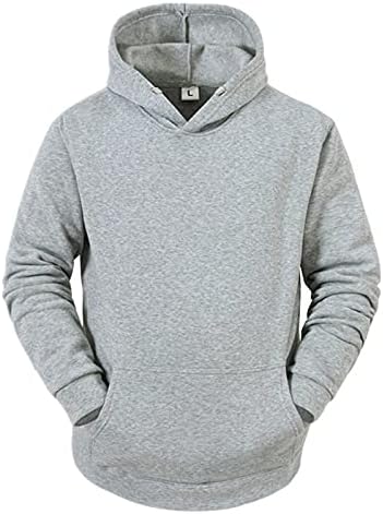 Erkek Moda Hoodies & Sweatshirt Kış Kapşonlu Katı Renk Cep Uzun Kollu Uzun Kollu Kazak Hoodies Sweatshirt