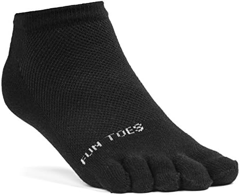 EĞLENCELİ Ayak Parmakları Kadın Pamuklu Ayak Çorapları-Nefes Alabilir - 6 Çift Paket-Boyut 9-11-Hafif
