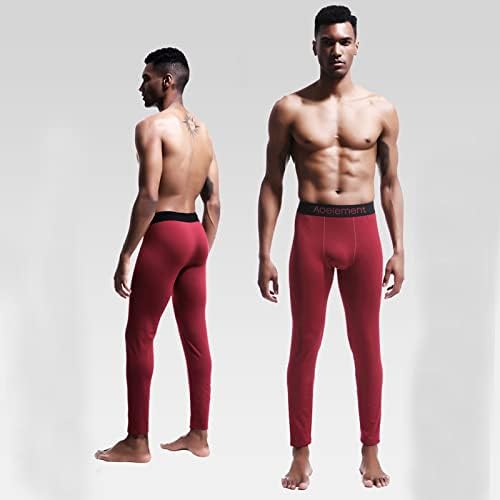 BEUU Sıkıştırma Tayt Mens ıçin, Ayrılmış Kılıfı Sıkı Tayt Pantolon Atletik Spor Baselayer Iç Çamaşırı Dipleri