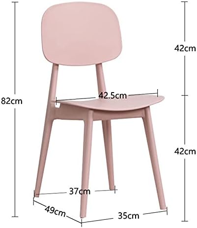 HJFGIRL İskandinav Modern yemek sandalyesi Basit Ev Dışkı Yetişkin Yaratıcı Restoran şezlong Plastik Avrupa Boş Sandalye Oturma