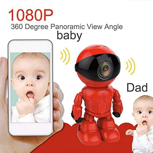 1080 P Hd Ağ Ip Kamera Iki Yönlü Ses Kablosuz Kamera Gece Görüş Hareket Algılama Kamera Robot Pet bebek izleme monitörü Video