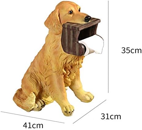 Kağıt Havlu Tutacağı Dikey WC Kağıt Havlu Tutacağı, Telefon Tutacağı ve Saklama Kutusu, Güzel Köpek Banyo Kağıt Havlu Tutacağı