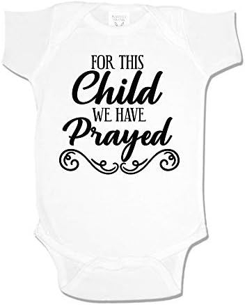 bu Çocuk için Dua Ettik Bebek Tek Parça veya Yürümeye Başlayan Çocuk Tişörtü