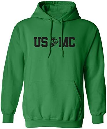 USMC Kartal Küre Çapa Yetişkin Kapüşonlu Sweatshirt