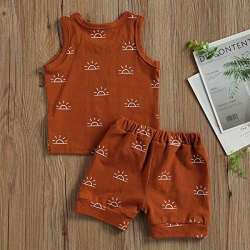 Yürümeye başlayan Erkek Bebek Giyim Küçük Dinozor Baskılı Kısa Kollu Üstleri T-Shirt + şort takımı Çocuk Giysileri 2 Adet Yaz