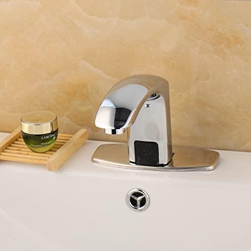 Krom Otomatik El Dokunmatik Griffin Musluk Sensörü Pirinç Otomatik Sensör Banyo lavabo bataryası Musluk Mikser Su Musluk