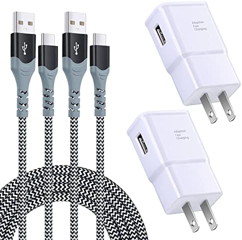 USB Tip C Kablo ile Adaptif Hızlı Şarj Duvar Şarj Kiti Seti Hızlı Şarj 10ft,Excgood USB Hızlı Şarj Cihazı Samsung Galaxy S8/9+/10e,Not