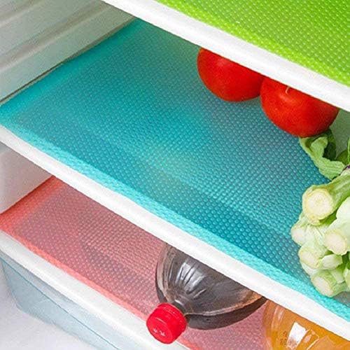 Beairain Buzdolabı Gömlekleri Paspaslar Yıkanabilir, 10 PCS EVA Şeffaf 11.8 x 17.7 Buzdolabı raf astarı, Kullanımlık Mutfaklar
