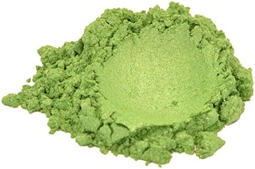 Sabun Mumu Oje 1 oz için Soapberry Yeşil Lüks Mika Renklendirici Pigment Tozu Glitter Etkileri