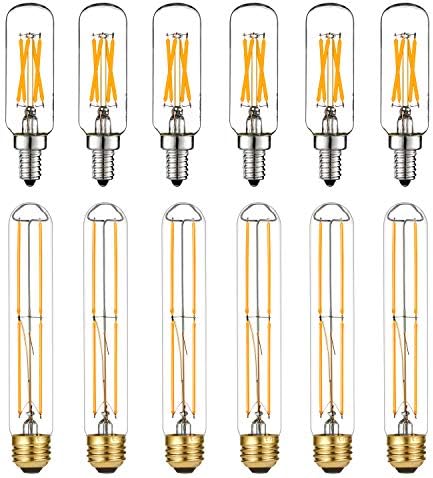 LiteHistory Dim E26 Ampul 6 W Eşit 60 watt led ampul AC120V Sıcak Beyaz 2700 K Edison ampuller 60 Watt 600LM T10 led Ampul
