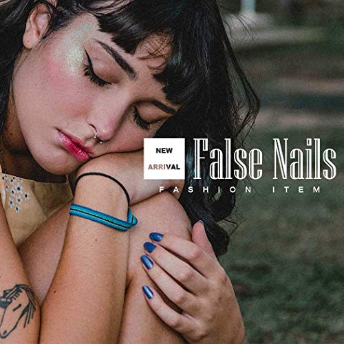 Jeaırts Parlak Kare takma tırnak Degrade Çivi üzerine Basın Yapay Akrilik Çivi Yanlış Nails İpuçları Kadınlar ve Kızlar için(24