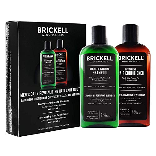 Brickell Erkek Günlük Canlandırıcı Saç Bakım Rutini