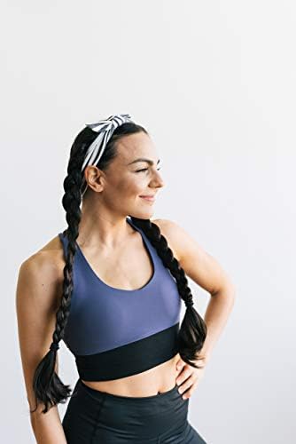 Maven Iplik kadın Yay Bandı Yoga Koşu Egzersiz Spor Egzersiz Atletik Spor Salonu Geniş Ter Esneklik Sıkı Kaymaz 2 Paket Seti